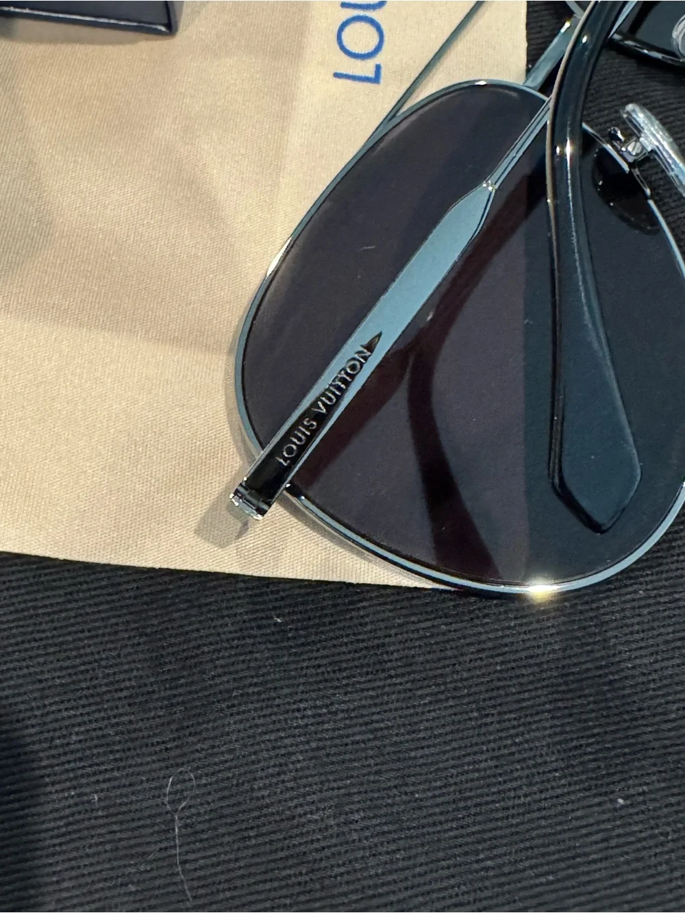 Louis Vuitton Super Vision Pilot Sunglasses